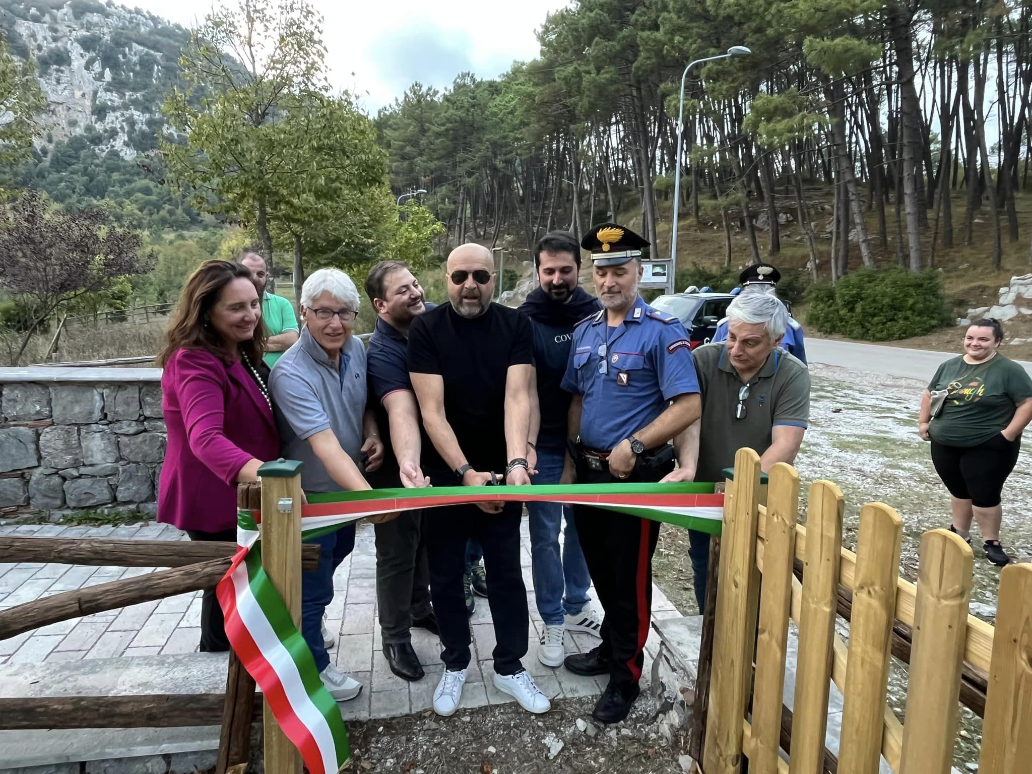 Caselle in Pittari, sport nel verde: inaugurata l’area fitness in località pineta