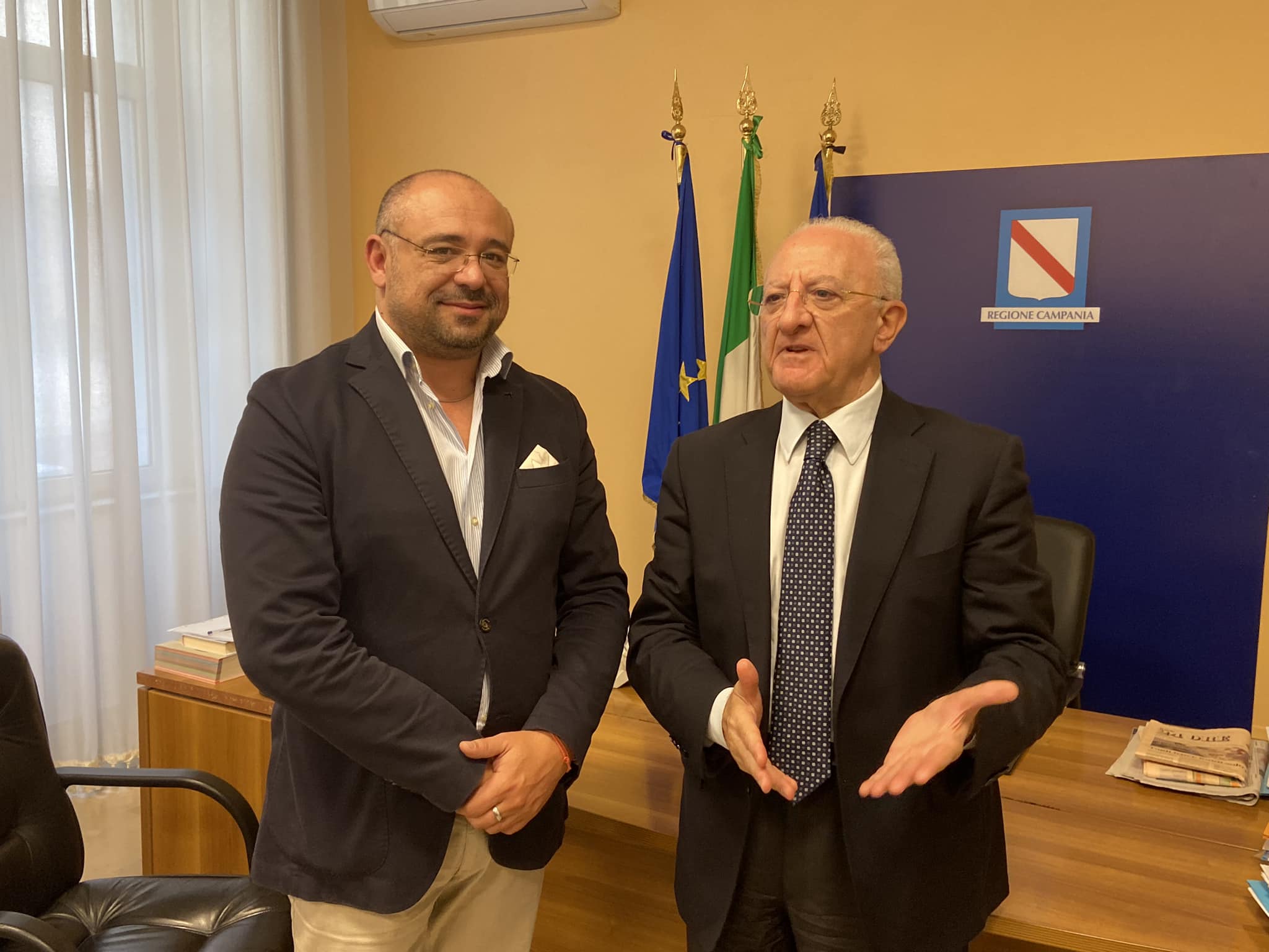 Flussi turistici verso il Cilento, presidente Fenailp Sansiviero incontra governatore Campania De Luca