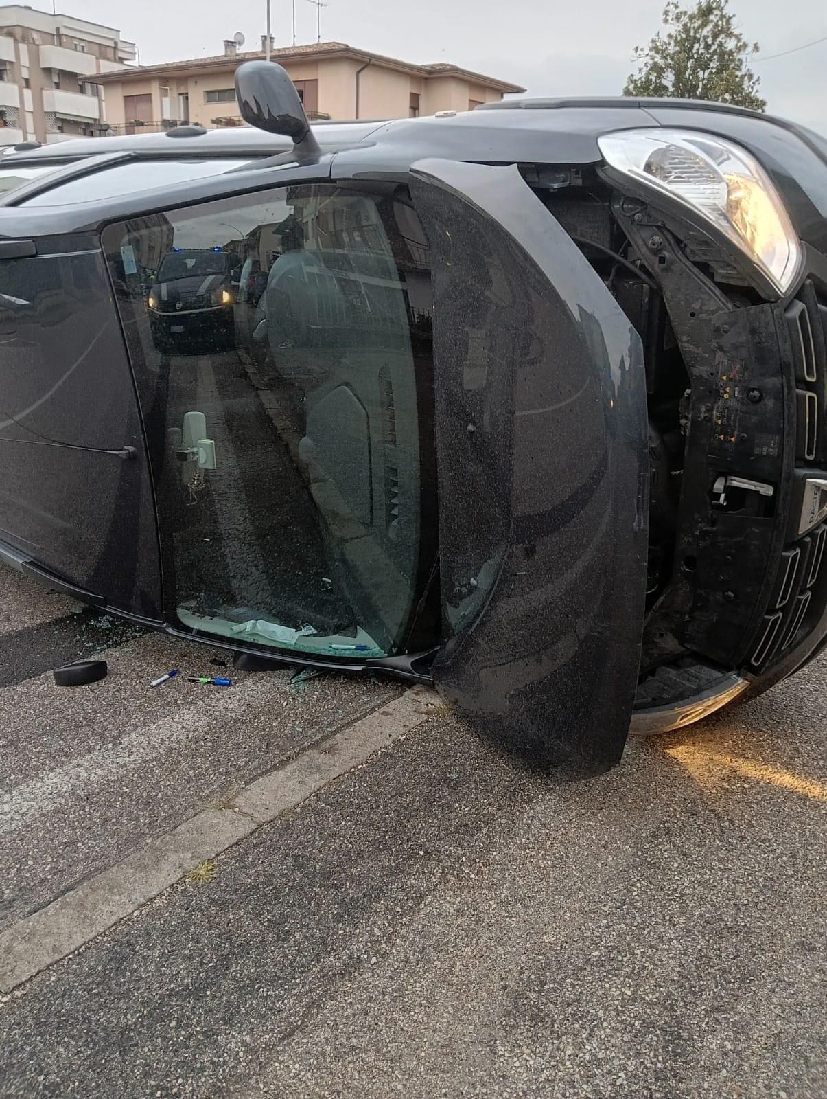 Incidente stradale a Treviso: ferito un 42enne di Licusati