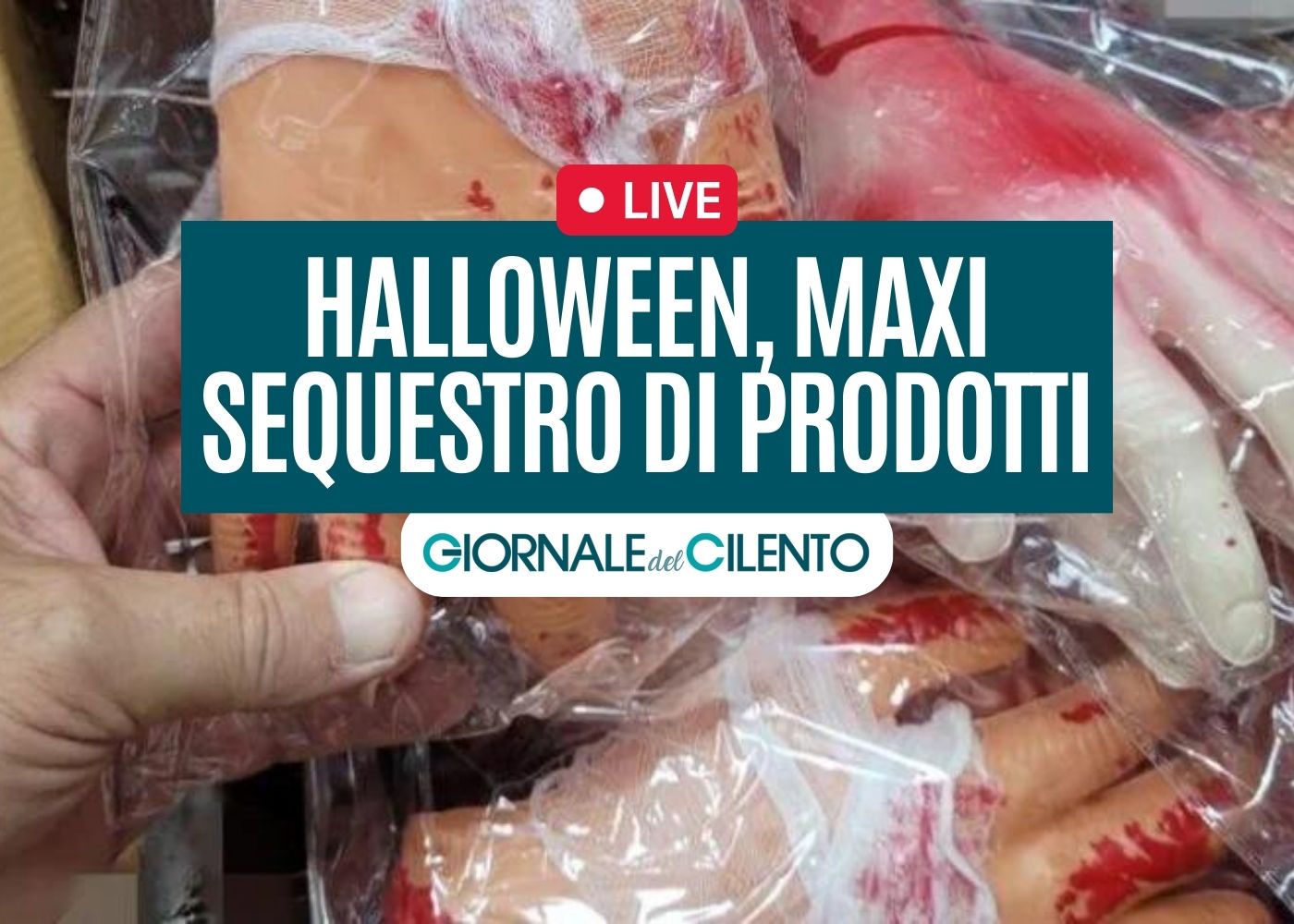 Halloween, sequestrati 11 mila prodotti ‘non sicuri’ nel salernitano