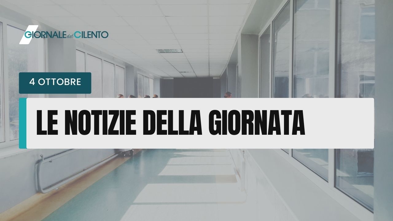 Le notizie di oggi mercoledì 4 ottobre