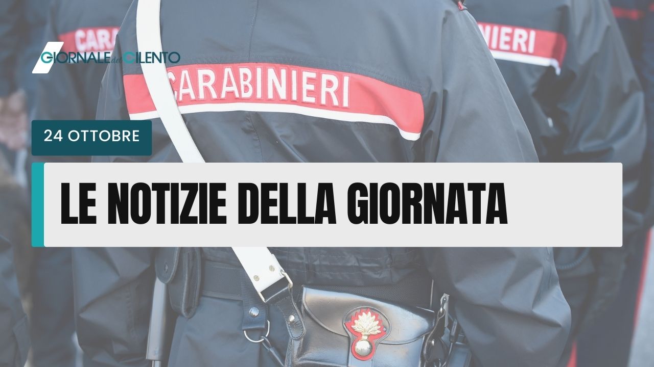 Le notizie di oggi martedì 24 ottobre