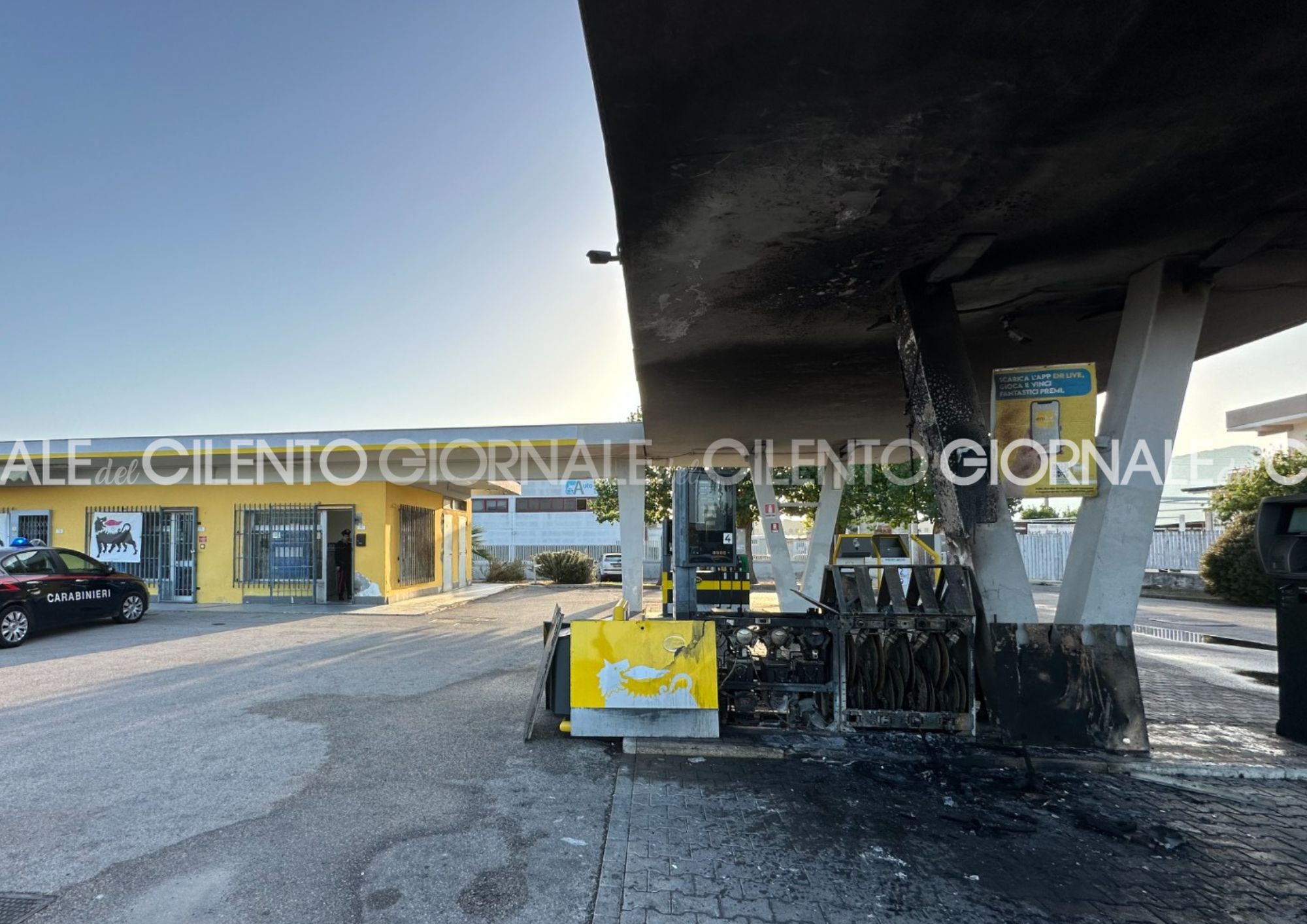 Capaccio Paestum, dà fuoco alla stazione di servizio: nei guai ex gestore