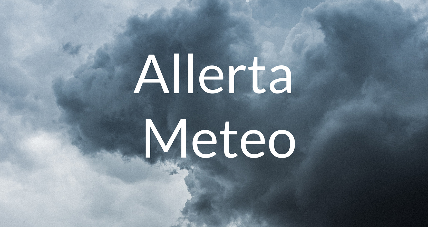 Allerta meteo gialla sul Cilento e Vallo di Diano