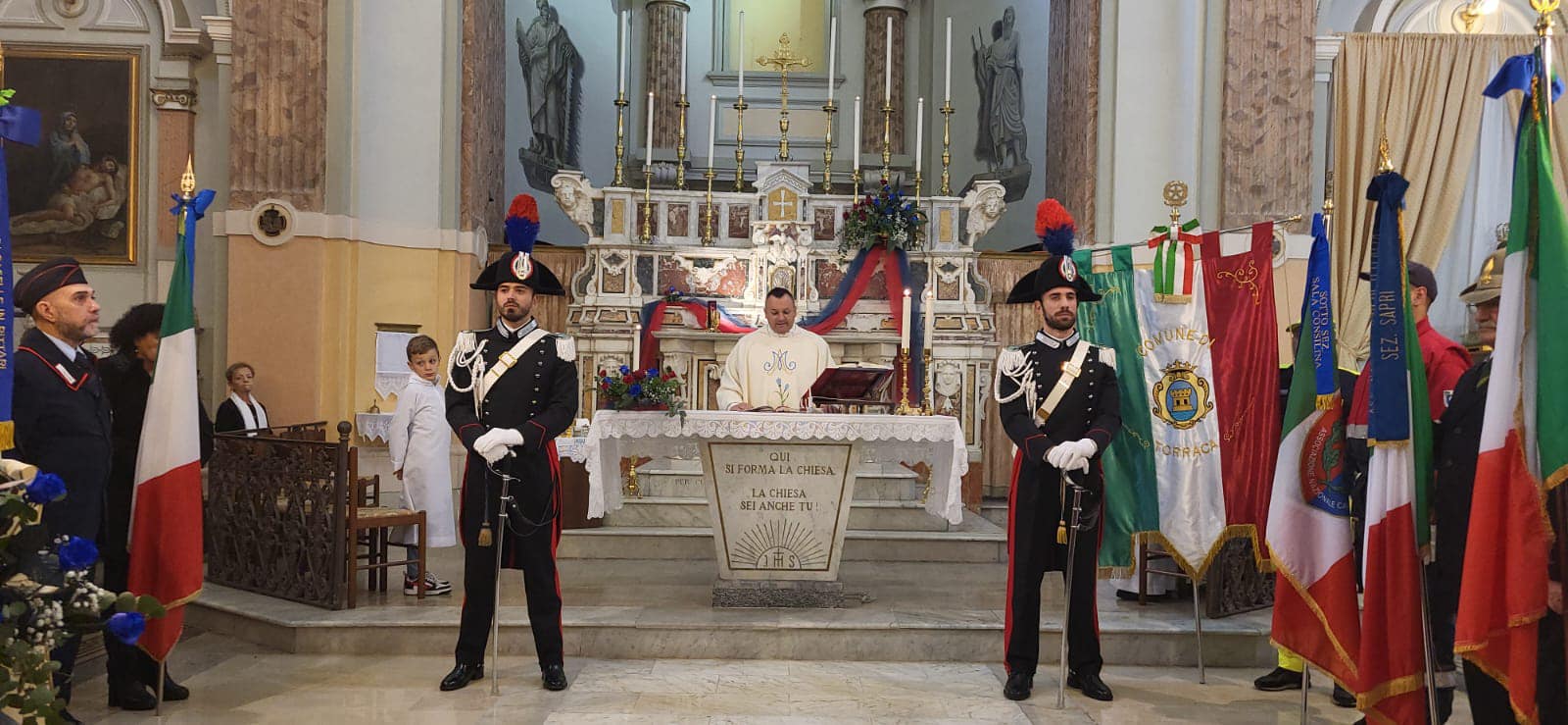 L’Arma celebra la Virgo Fidelis: messa a Torraca per la patrona dei carabinieri