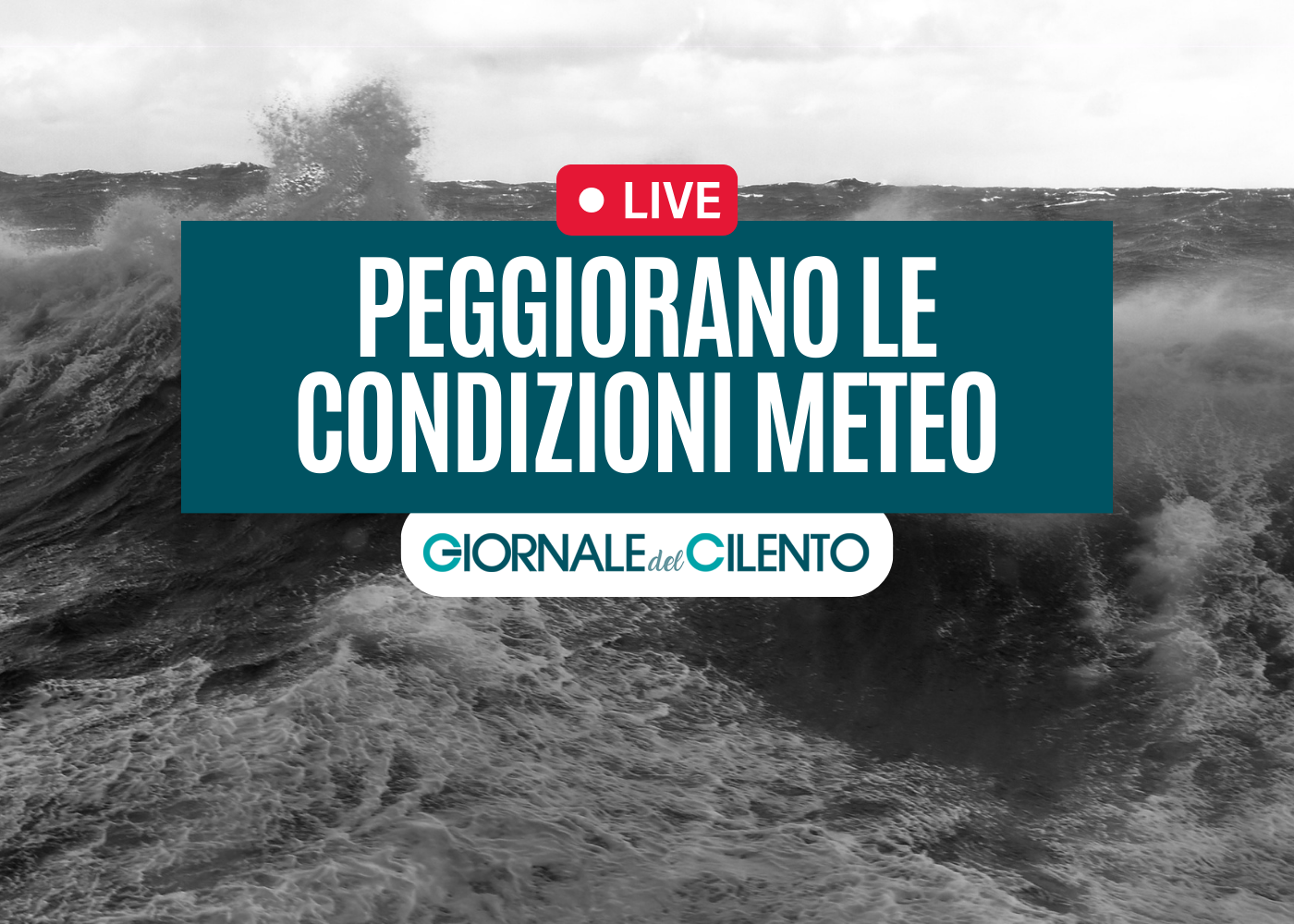 Cilento, meteo in peggioramento: in arrivo raffiche di vento e pioggia