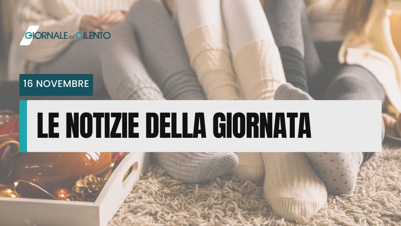 Le notizie di oggi giovedì 16 novembre