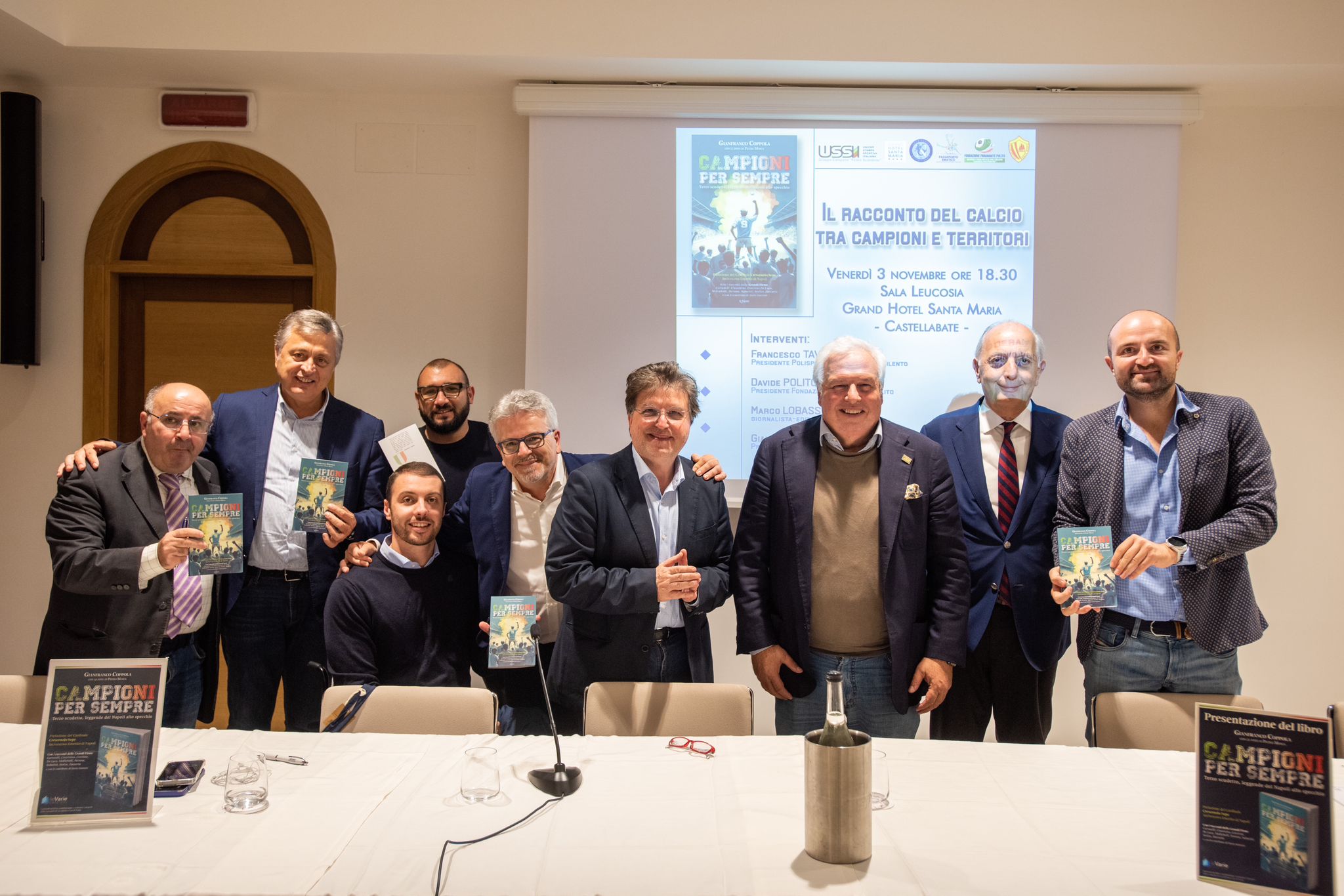 Campioni per sempre, presentato a Castellabate il libro che celebra il terzo scudetto del Napoli