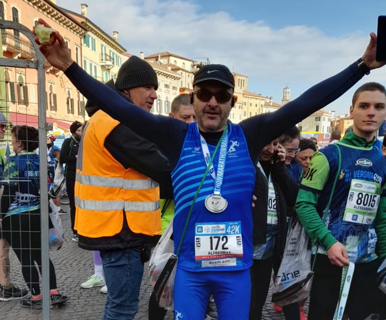 Verona, ancora un bel traguardo per il runner cilentano Alfredo Capaccio