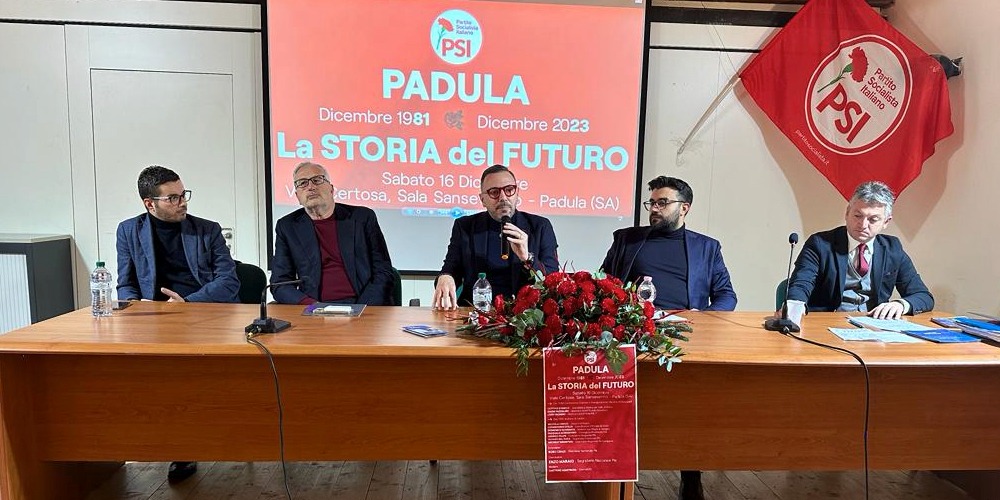 Socialisti salernitani riuniti a Padula nel ricordo di Bettino Craxi: «Se il Pd non vuole ascoltare noi, ascolti Prodi»