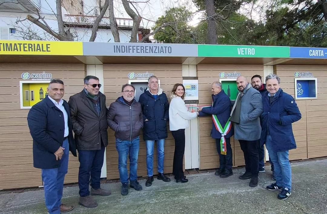 Inaugurata isola ecologica informatizzata e videosorvegliata al porto di Agropoli