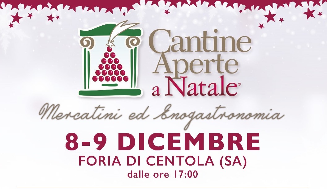 Cantine aperte a Natale, un fine settimana di calici e sapori a Foria di Centola