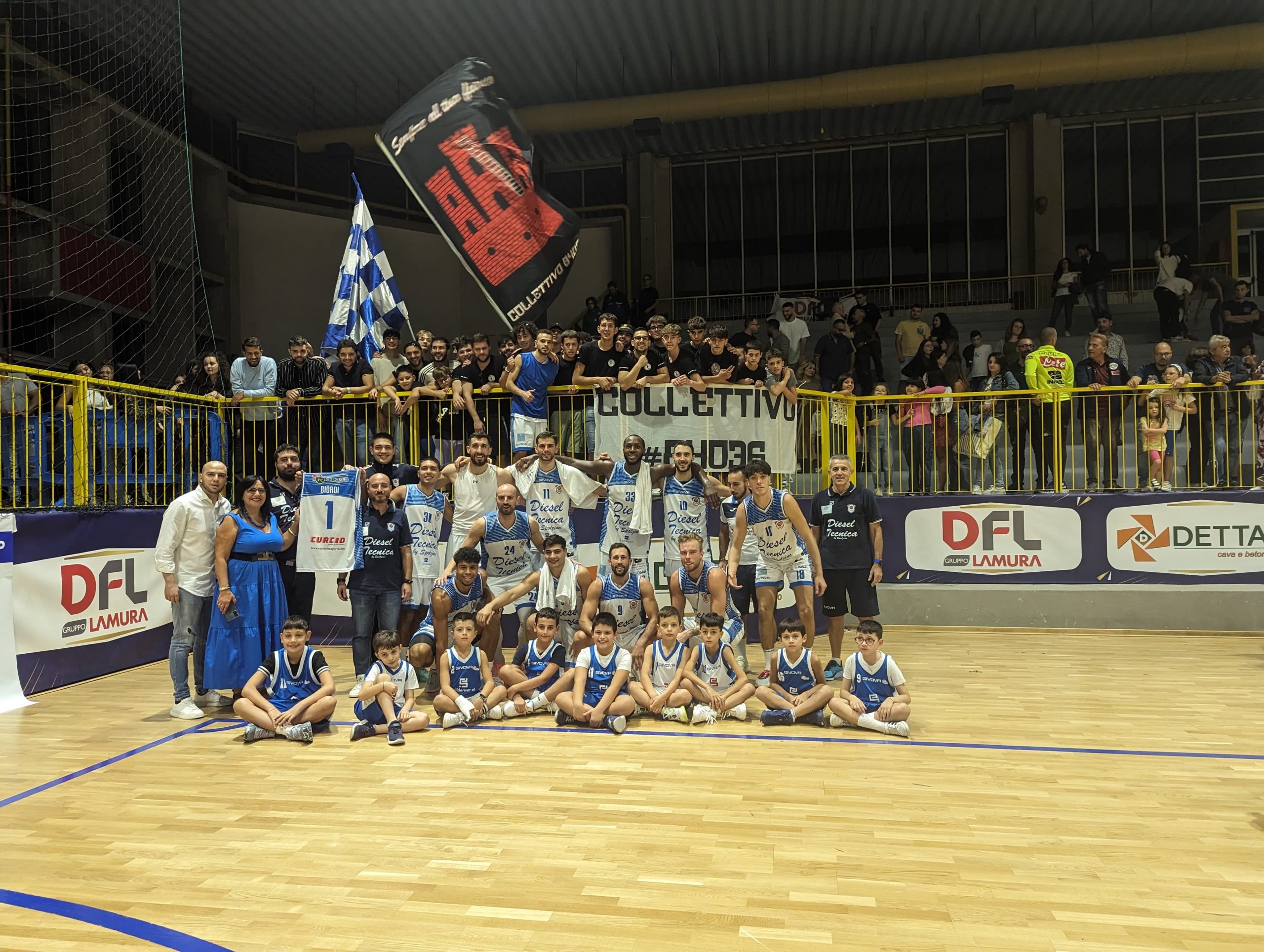 Pallacanestro, la Diesel Tecnica Sala Consilina chiude la regular season con una vittoria in Sicilia