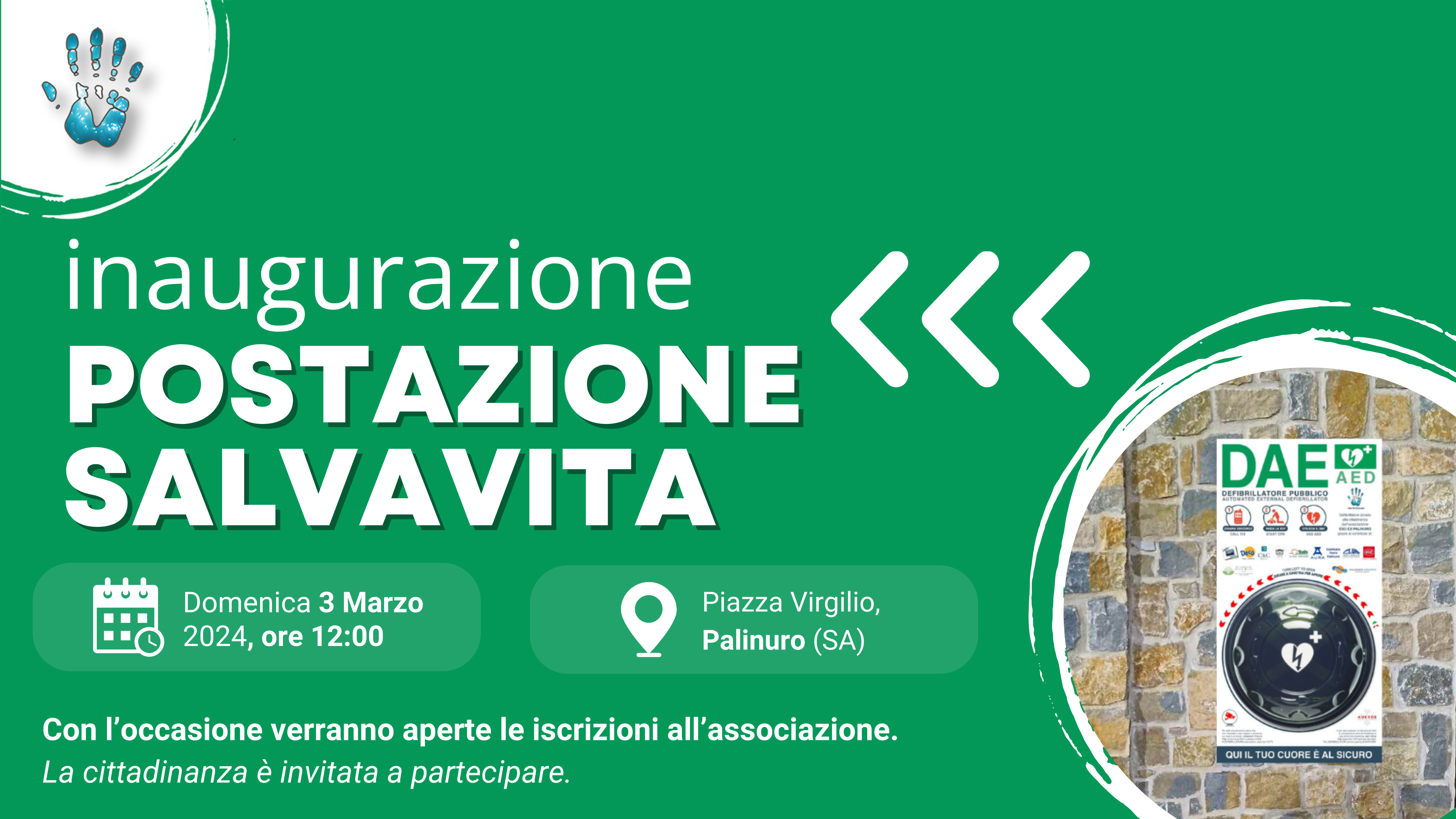 Palinuro, il 3 Marzo si inaugura la postazione salvavita in piazza Virgilio