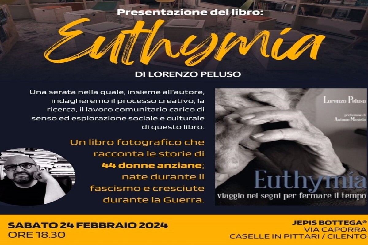 Euthymía, il libro di Lorenzo Peluso che racconta le storie di 44 donne nate durante il fascismo