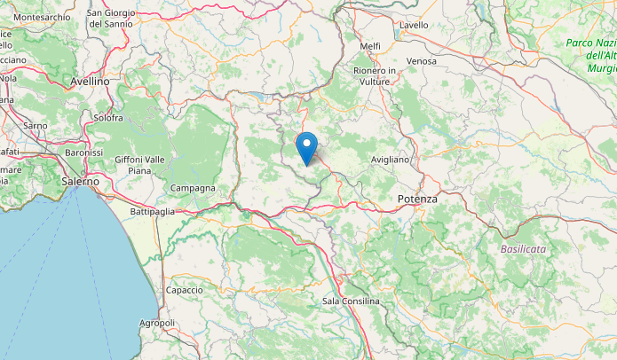 Scossa di terremoto nel salernitano, magnitudo 3.9 a Ricigliano