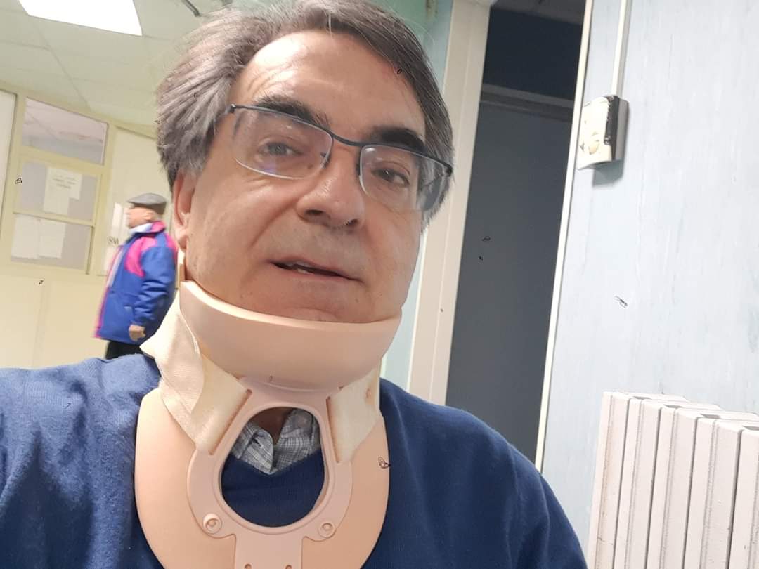 Incidente stradale per l’ex sindaco di Atena Lucana: «Per fortuna siamo qui a raccontare»