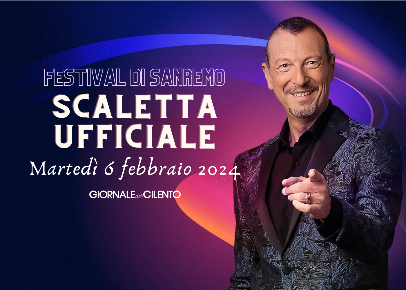 Festival di Sanremo, la scaletta minuto per minuto della prima serata | PDF