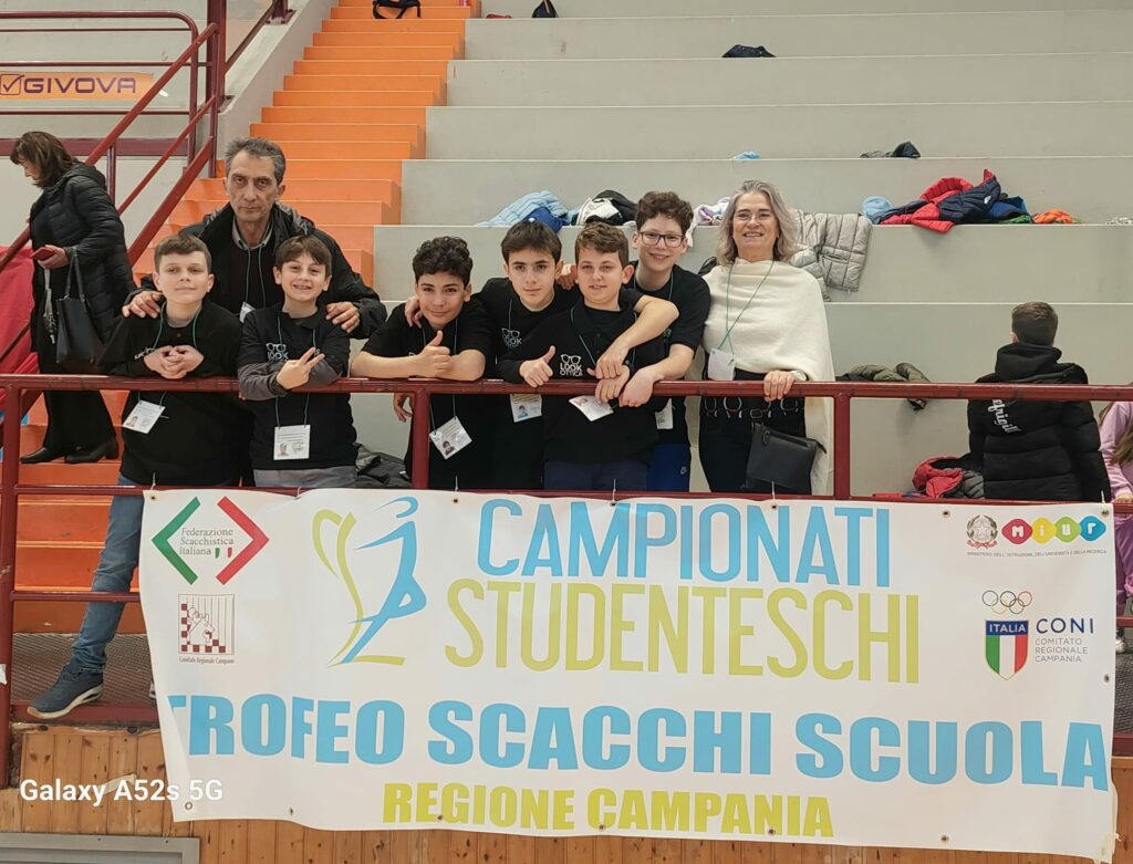 Trofeo Scacchi Scuola, l’istituto di Castellabate si ferma alle fasi regionali