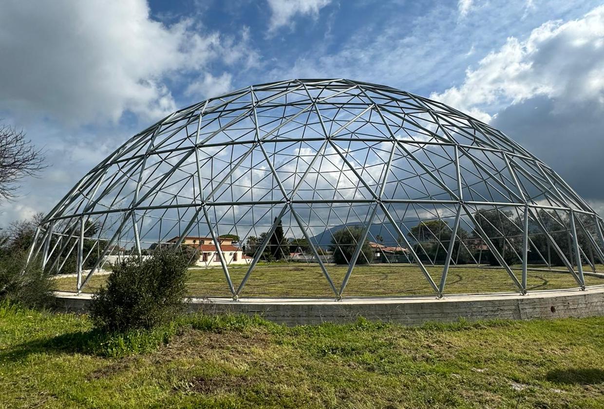 Capaccio Paestum, cupola geodetica di Licinella: via ai lavori per il completamento