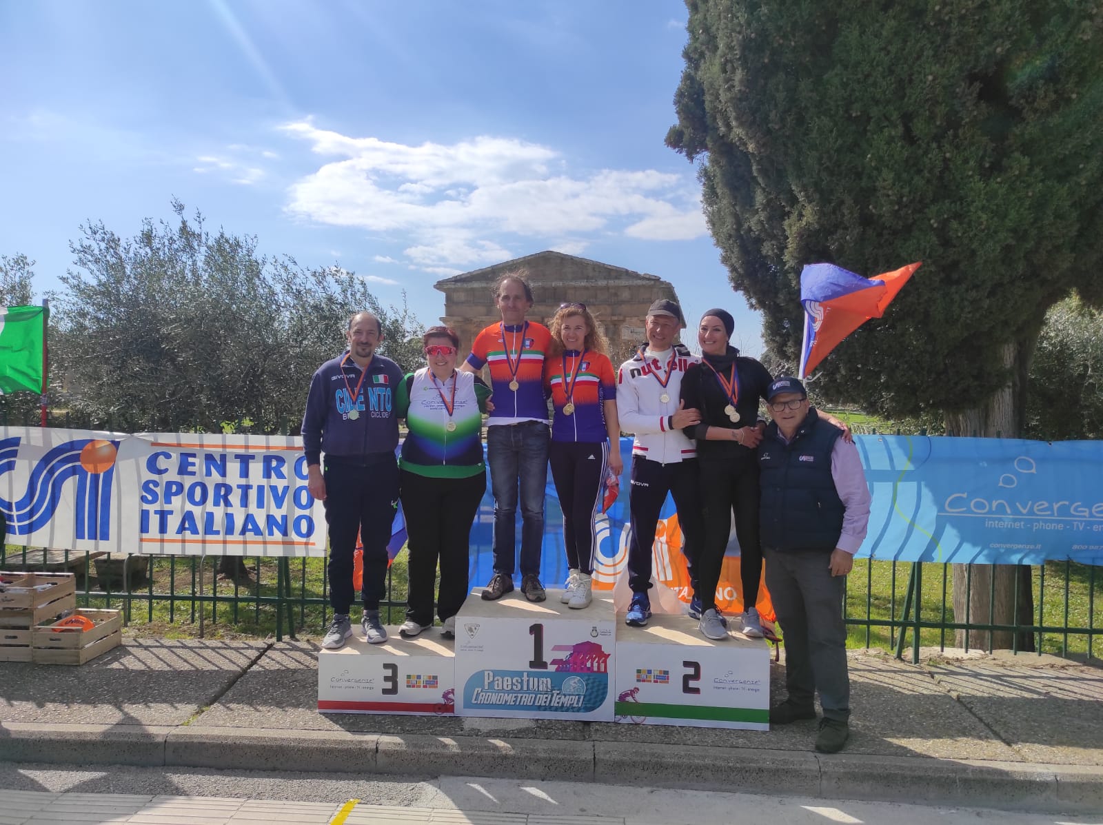 A Paestum oltre 200 in gara nel campionato nazionale di ciclismo a cronometro