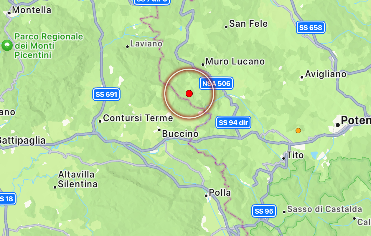 Scossa di terremoto nel salernitano: gli ultimi aggiornamenti