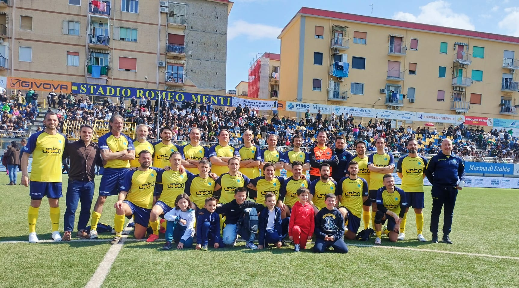 Partita di beneficenza: Unica Salerno in campo allo stadio “Menti” di Castellammare di Stabia