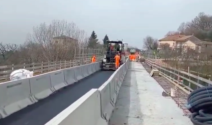 Ripristinata la circolazione sul ponte Massa Vetere a Caggiano