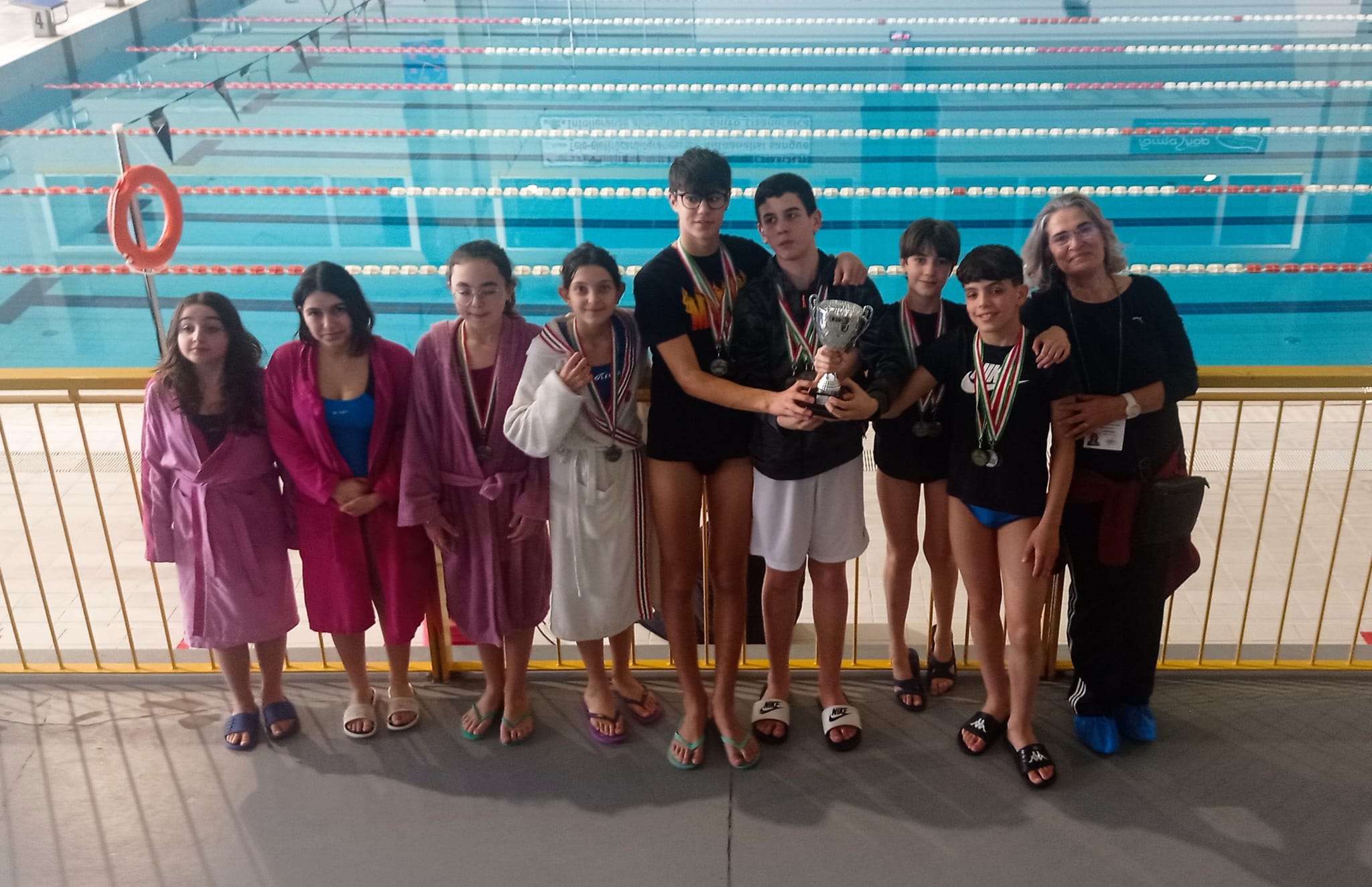Trionfo dei giovani nuotatori dell’IC Castellabate alla finale provinciale di nuoto a San Rufo