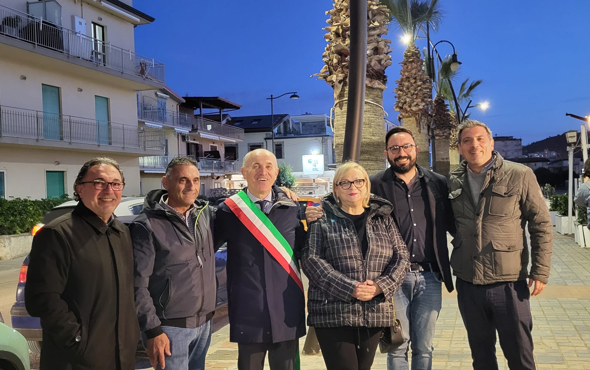 Il lungomare di Agropoli si illumina a led