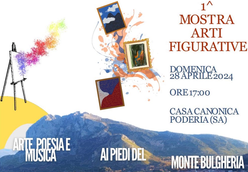 Poderia, inaugura la mostra «Arte, poesia e musica ai piedi del monte Bulgheria»