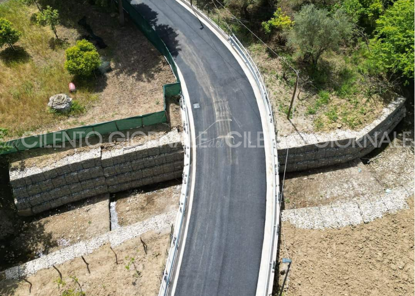 Castellabate, terminati i lavori di rifacimento del ponte Cavafosse ad Alano