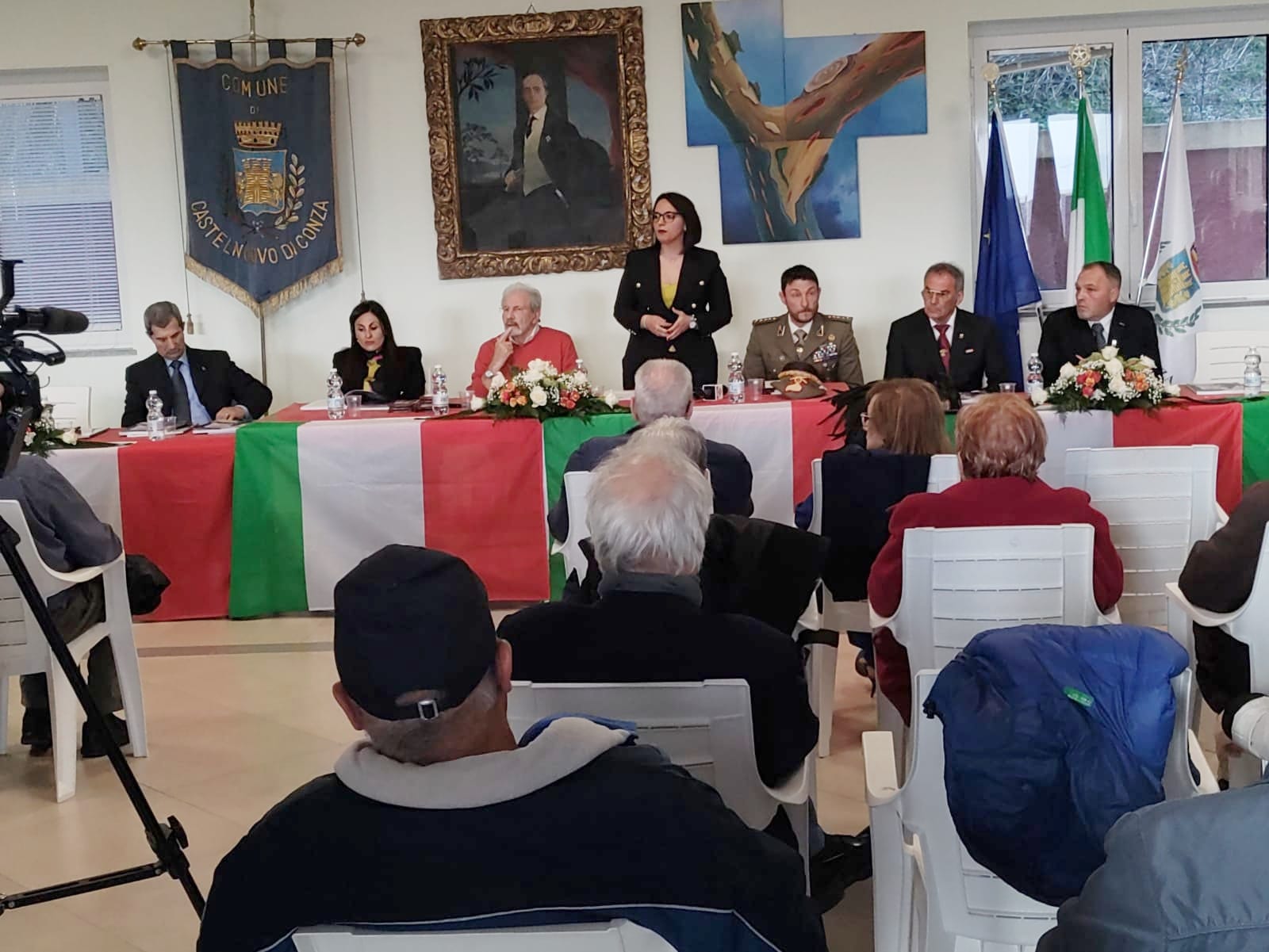 Castelnuovo di Conza: il colonnello Cedrola alla presentazione dei libri sui caduti e sui bersaglieri