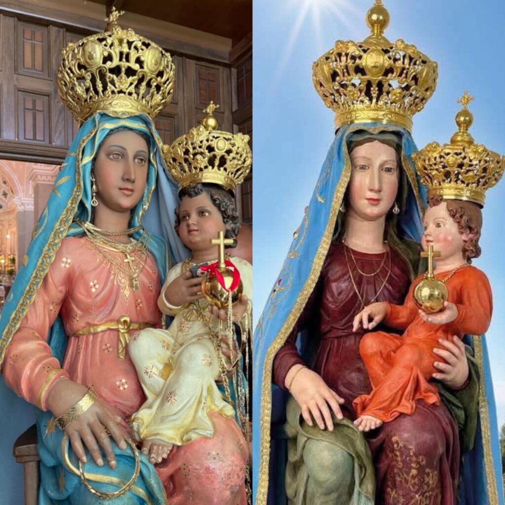 Novi Velia, è polemica dopo il restauro della Madonna: «E’ completamente diversa»