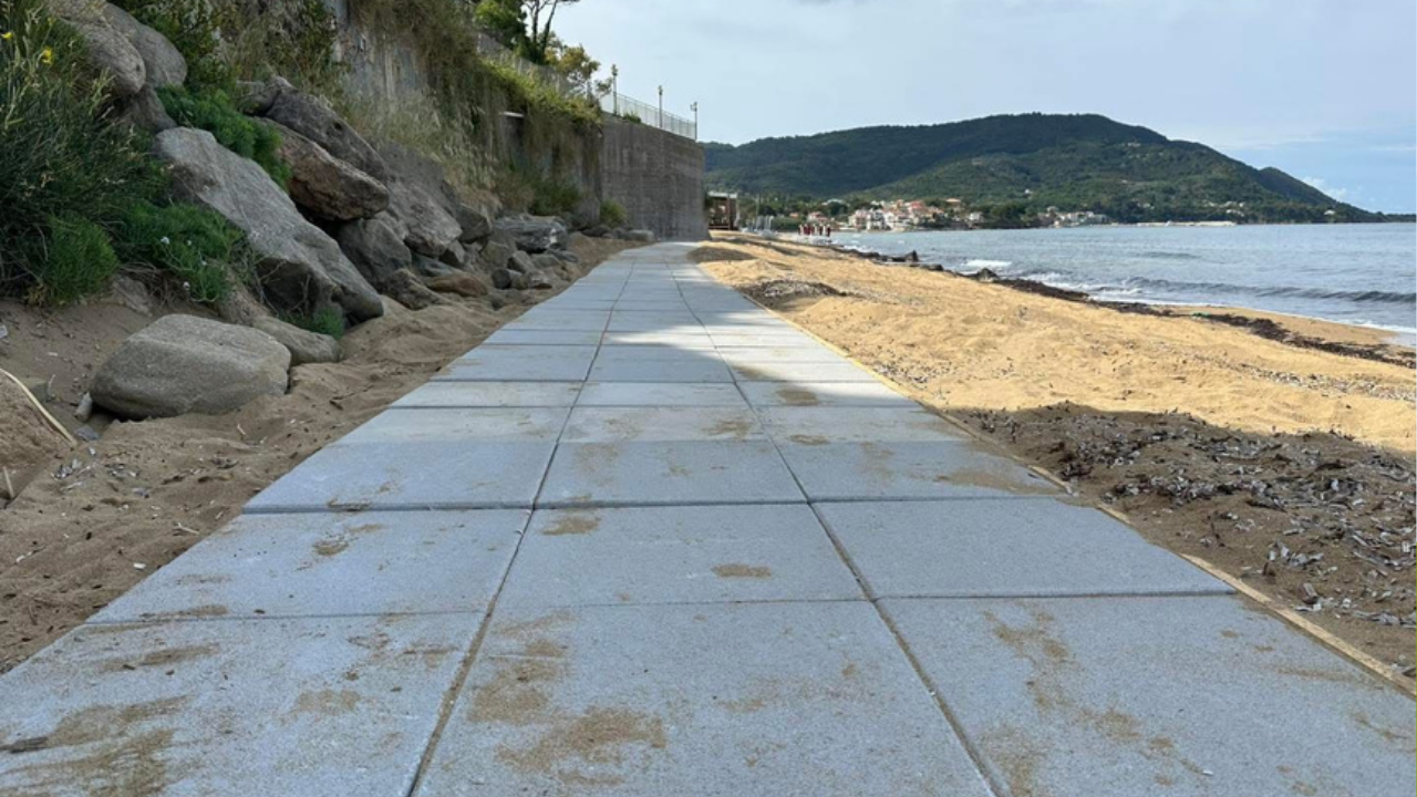 Castellabate, completata la pedana sulla spiaggia del Pozzillo