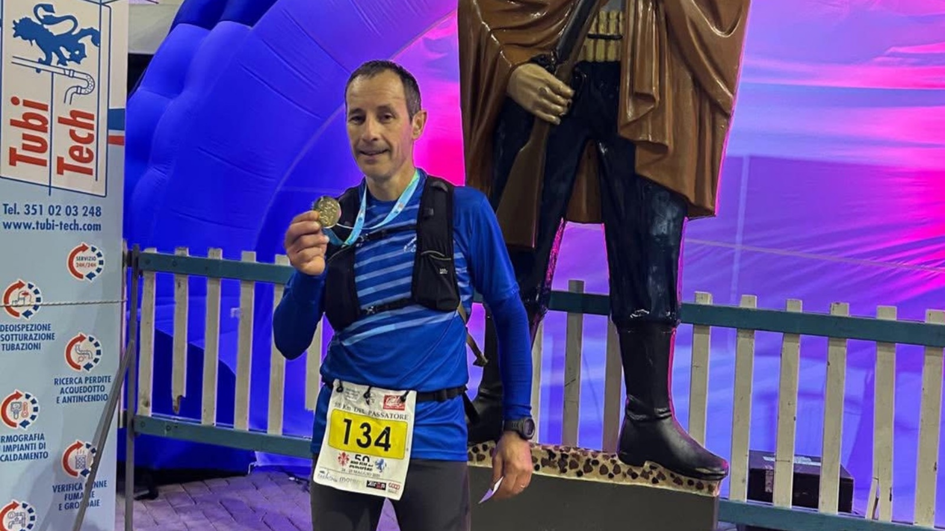 “100 km del Passatore” in 9 ore e 30 minuti, Angelo Guariglia orgoglio cilentano