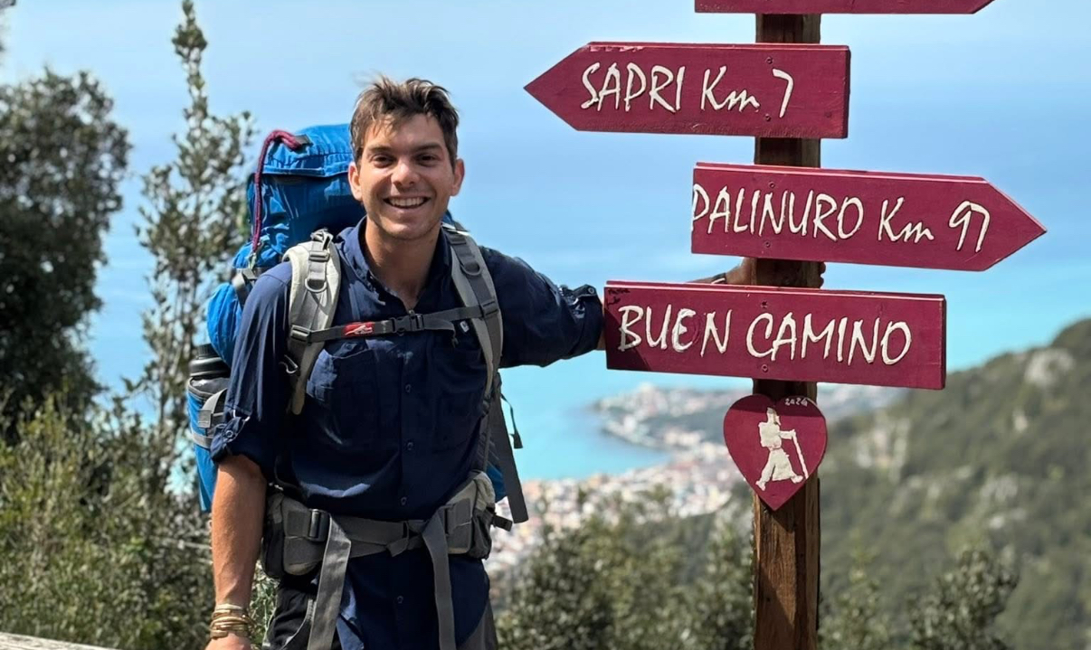 Dal Sudafrica al Cilento: l’esperienza di Josh sul Cammino di San Nilo