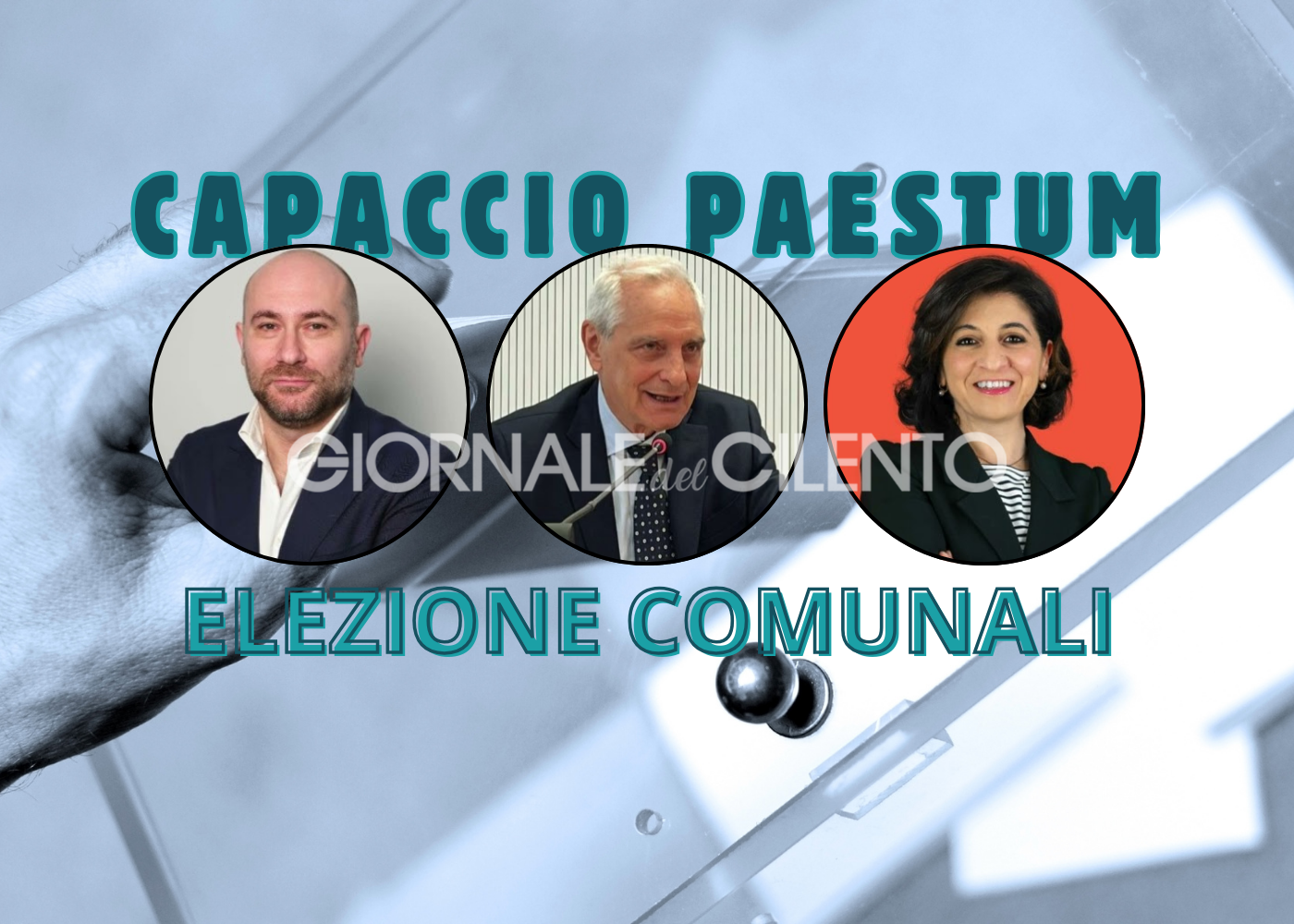 Capaccio Paestum sceglie il nuovo sindaco: in tre per la successione ad Alfieri