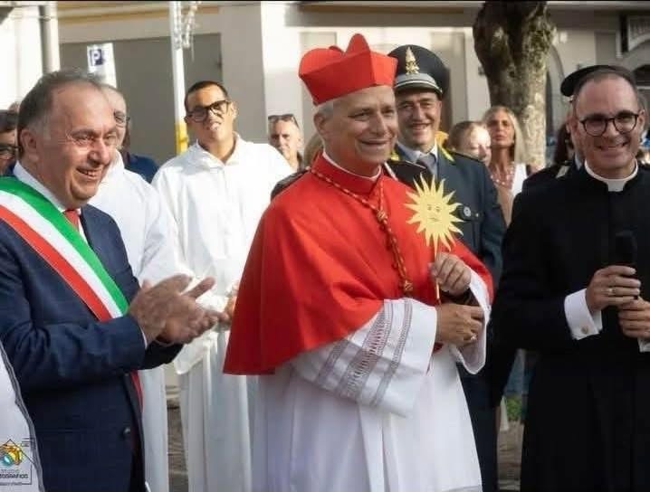 Papa Leone XIV, da cardinale in visita a Montoro