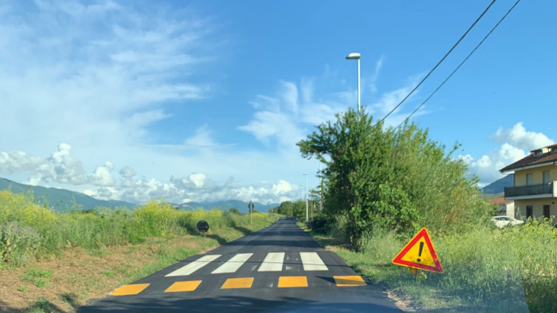 Sala Consilina, completati i lavori di rifacimento del manto stradale in località Termini Mezzana