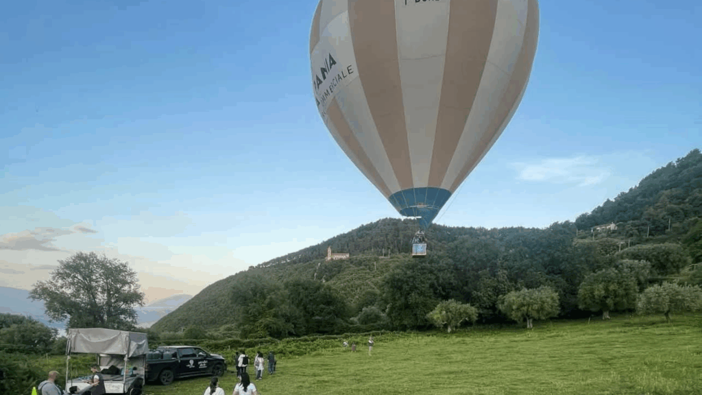 Cilento Vallo di Diano experience: voli in mongolfiera a San Giovanni a Piro