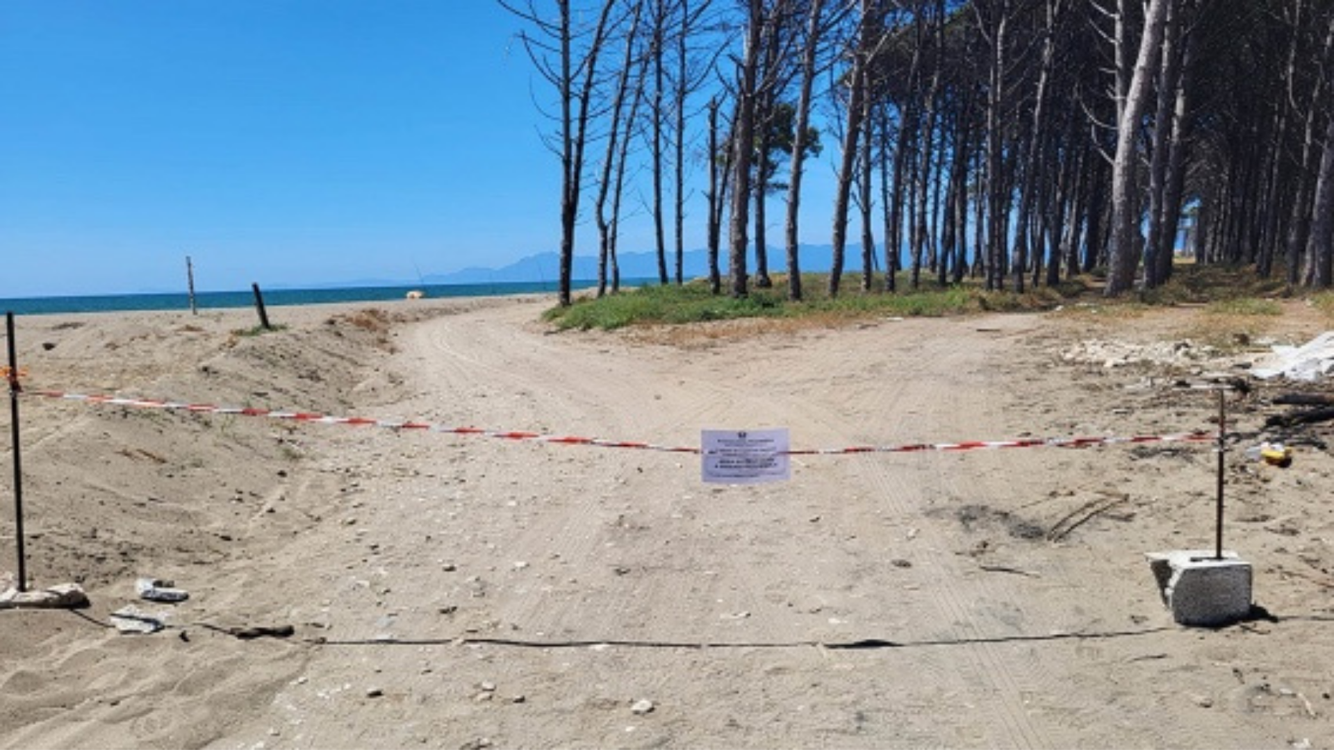 Sbancamento dunale ad opera di ignoti: sequestrata area demaniale a Capaccio Paestum