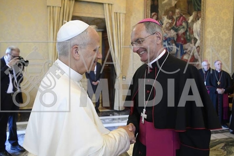 Il vescovo della Diocesi di Teggiano Policastro all’udienza con Papa Leone XIV
