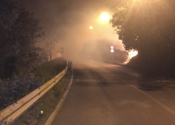 Salerno, riaperta al transito la strada per Croce: presidio attivo della Polizia Municipale