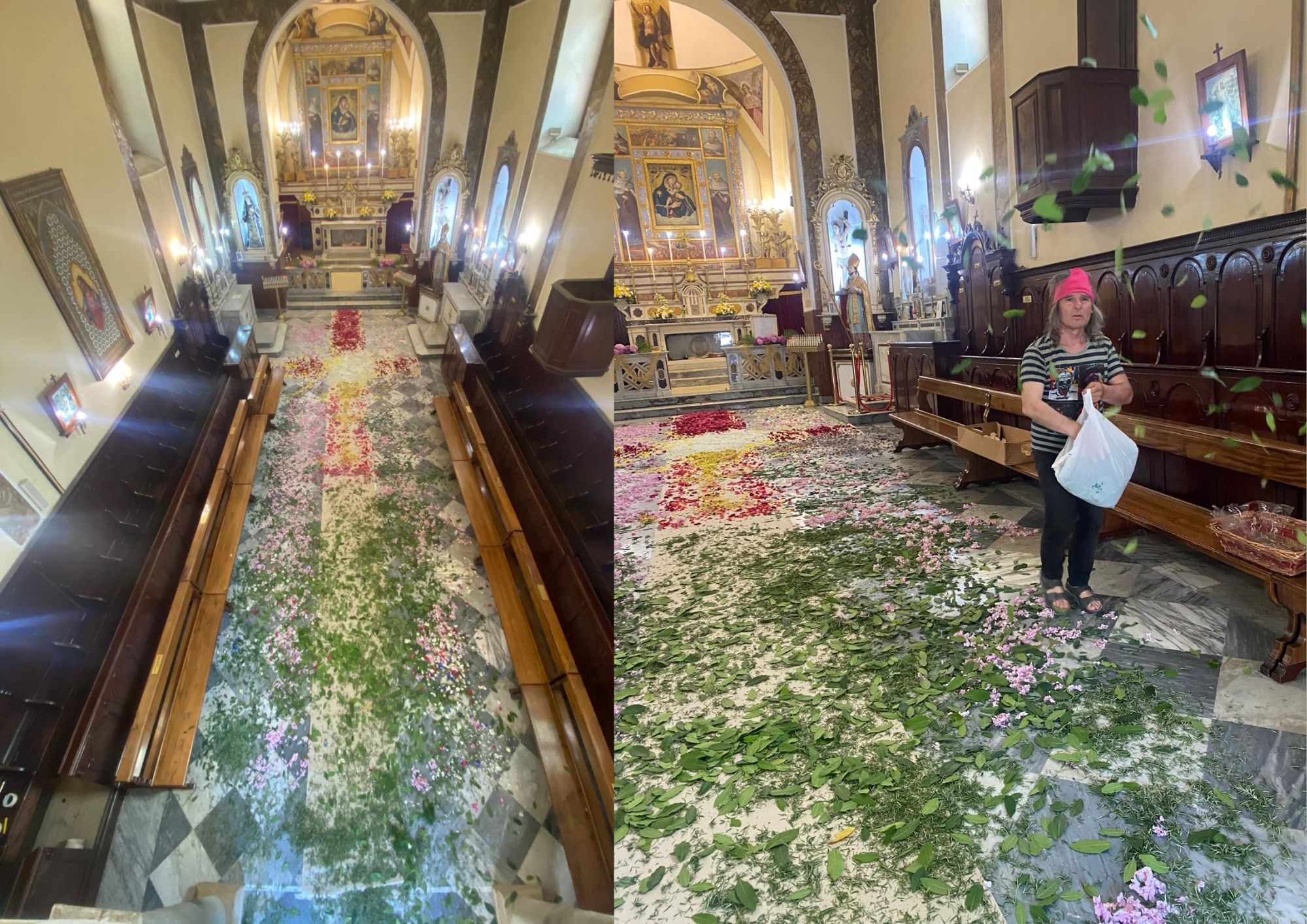 L’infiorata della pace, l’opera di Mangone per il Corpus Domini ad Altavilla Silentina