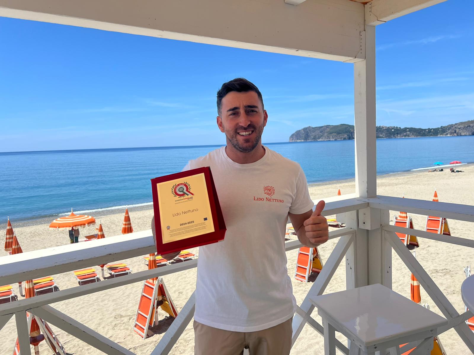 Marina di Camerota: il lido Nettuno premiato come eccellenza italiana