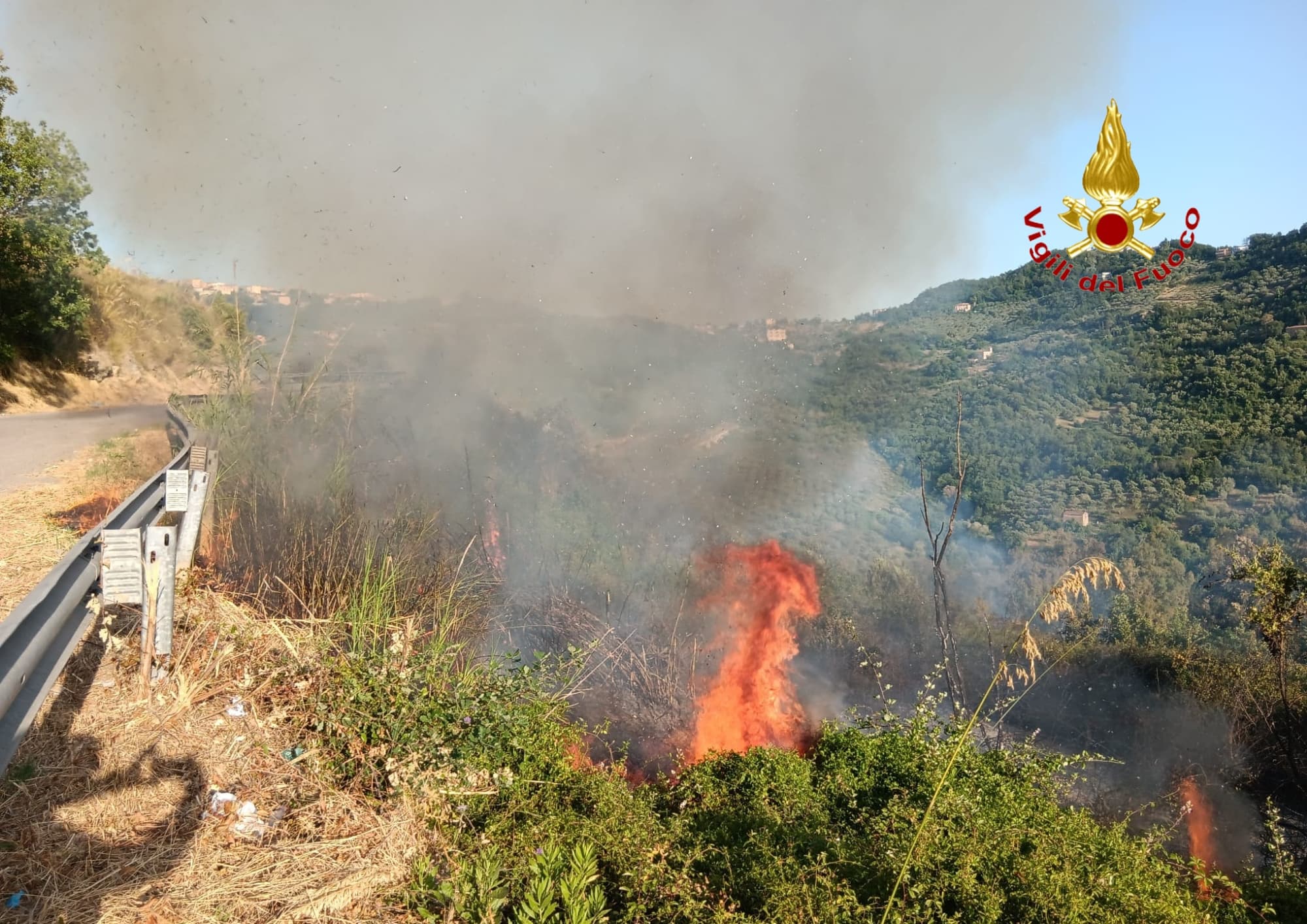 Cilento, vasto incendio domato dopo ore di lavoro: distrutti 10 ettari di vegetazione