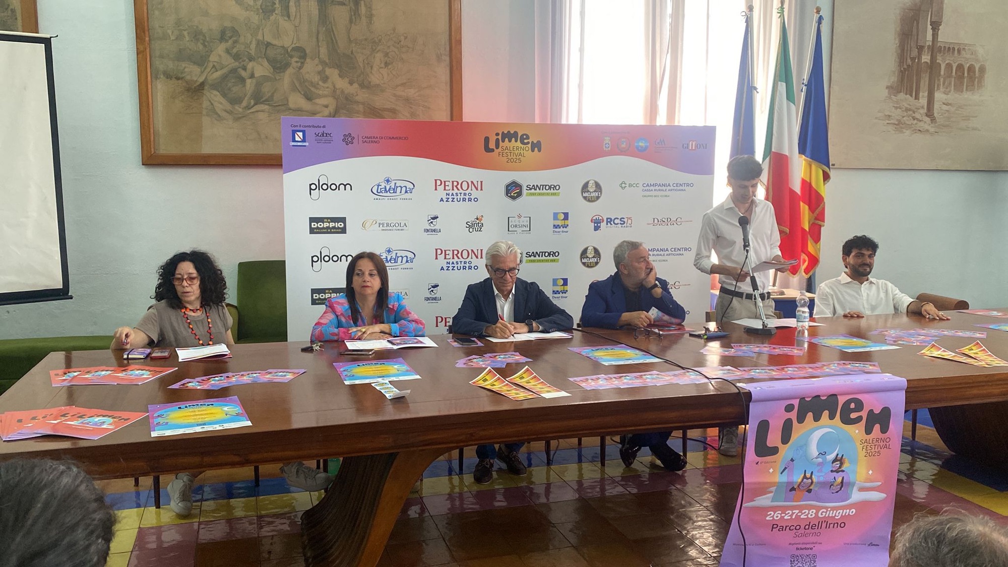 Presentata la sesta edizione del ‘Limen Salerno Festival’ 2025: musica e arte al Parco dell’Irno