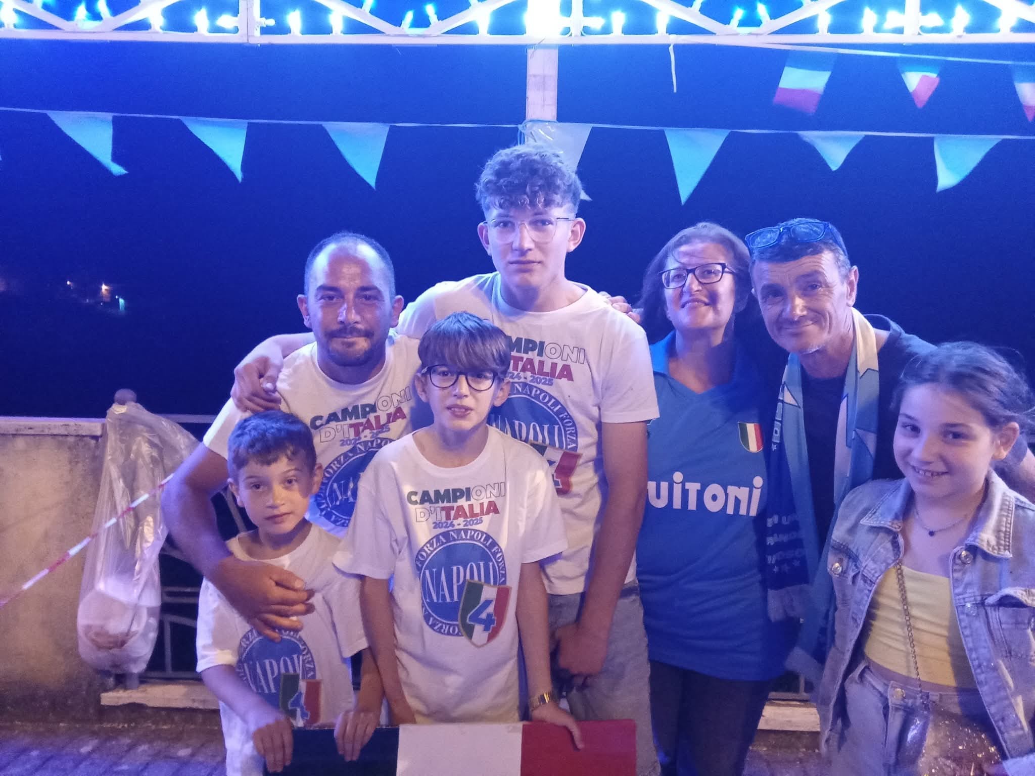 Cardile in festa per lo scudetto del Napoli: un’esplosione di gioia azzurra nel Cilento