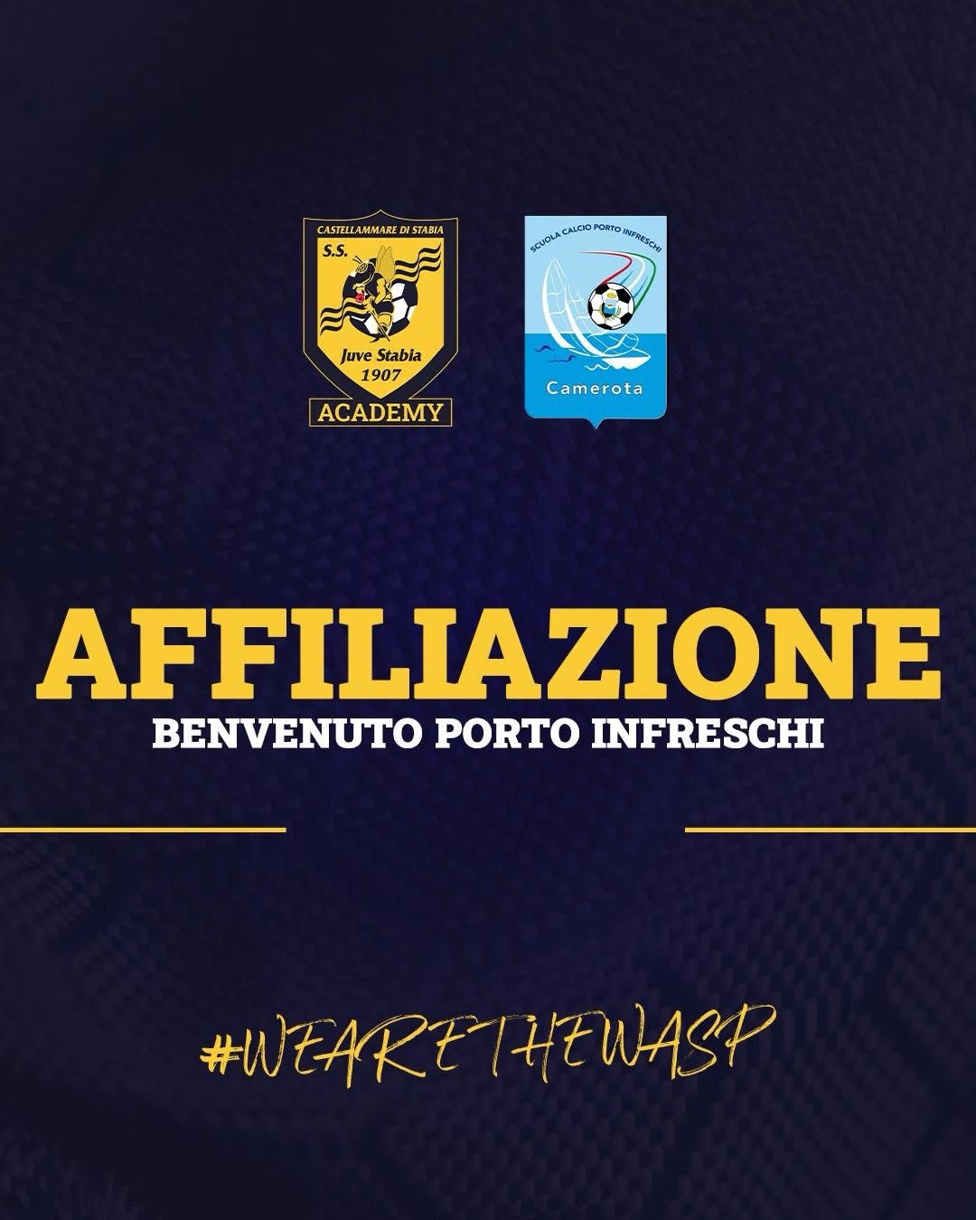 Il Porto Infreschi di Camerota entra nella famiglia della Juve Stabia Academy